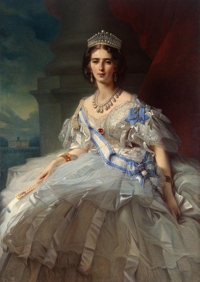 Portrait of Princess Tatiana Yussupova by Franz Xaver Winterhalter